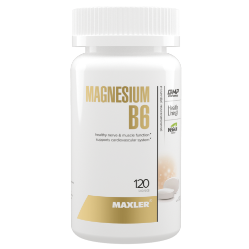 Maxler Magnesium B6, 120 таб