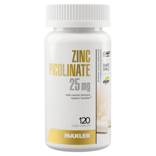 Maxler Zinc Picolinate 25 мг, 120 капс