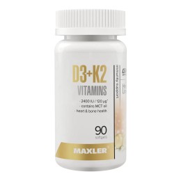 Maxler Vitamin D3 + K2, 90 капс