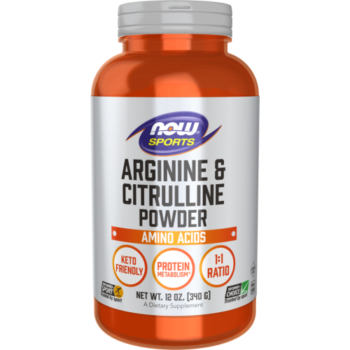 NOW Arginine & Citrulline, 12 oz