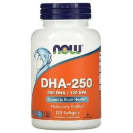 NOW DHA-250. 120 капс