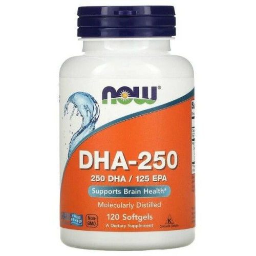 NOW DHA-250. 120 капс