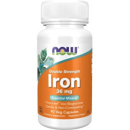 NOW Iron 36 мг, 90 капс