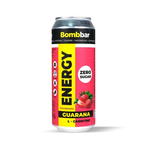 BombBar Energy Guarana + L-Carnitine, 500 мл