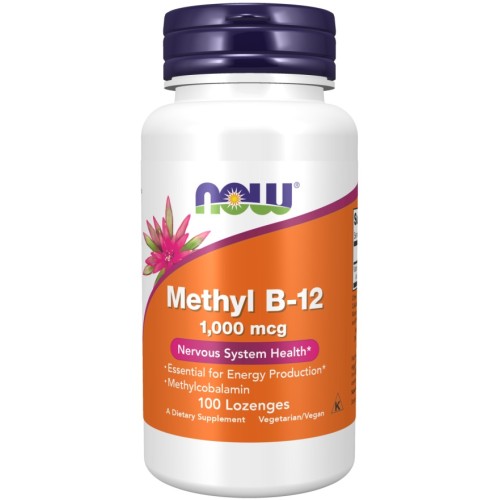 NOW Methyl B-12 1000 мкг, 100 капс