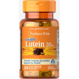 Puritan's Pride Lutein 20 мг + Zeaxanthin, 60 капс