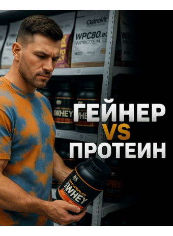 Протеин или гейнер: что выбрать для набора массы?